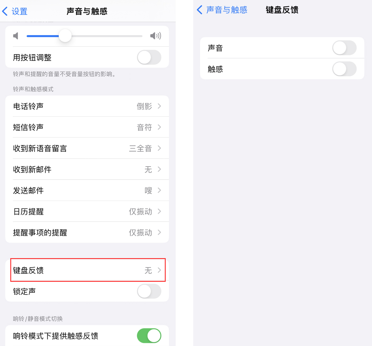 松北苹果手机维修分享iOS 16 小细节：支持开启 iPhone 键盘声音及触感反馈 